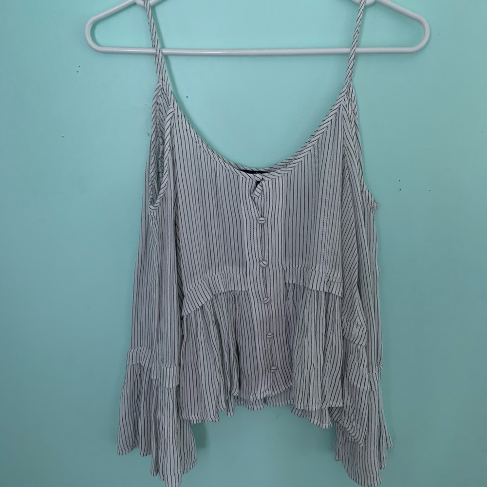 White striped blouse